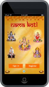 Namakoti Home Screen